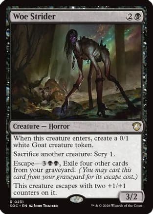Woe Strider |  (231) [Commander: Secrets of Strixhaven]