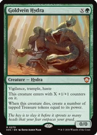 Goldvein Hydra |  (270) [Commander: Secrets of Strixhaven]