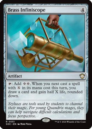 Brass Infiniscope |  (051) [Commander: Secrets of Strixhaven]