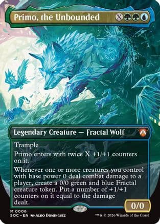 Primo, the Unbounded (Borderless) |  (006) [Commander: Secrets of Strixhaven]