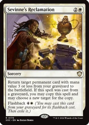 Sevinne's Reclamation |  (170) [Commander: Secrets of Strixhaven]