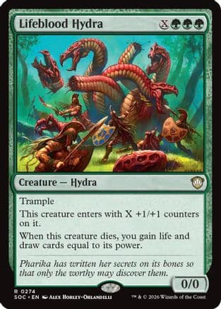 Lifeblood Hydra |  (274) [Commander: Secrets of Strixhaven]
