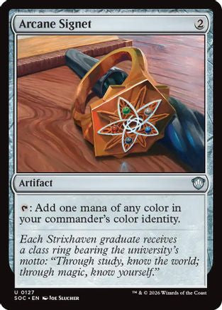 Arcane Signet |  (127) [Commander: Secrets of Strixhaven]