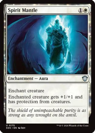 Spirit Mantle |  (175) [Commander: Secrets of Strixhaven]