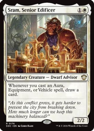 Sram, Senior Edificer |  (176) [Commander: Secrets of Strixhaven]