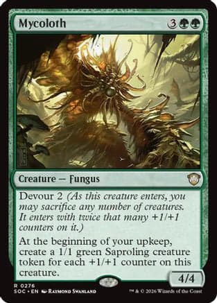 Mycoloth |  (276) [Commander: Secrets of Strixhaven]