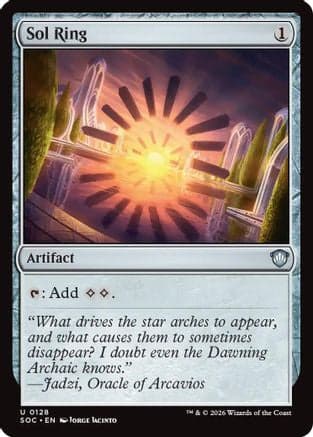 Sol Ring |  (128) [Commander: Secrets of Strixhaven]