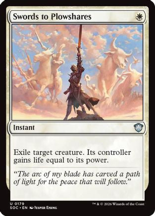 Swords to Plowshares |  (179) [Commander: Secrets of Strixhaven]