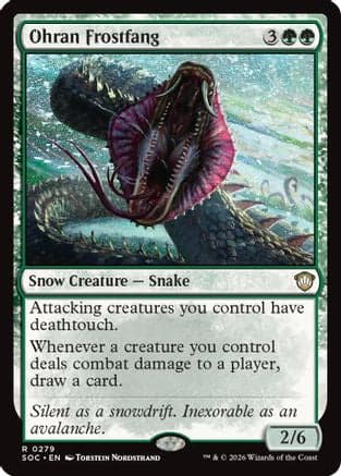 Ohran Frostfang |  (279) [Commander: Secrets of Strixhaven]