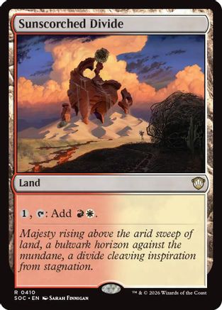 Sunscorched Divide |  (410) [Commander: Secrets of Strixhaven]
