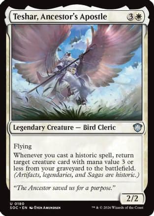 Teshar, Ancestor's Apostle |  (180) [Commander: Secrets of Strixhaven]
