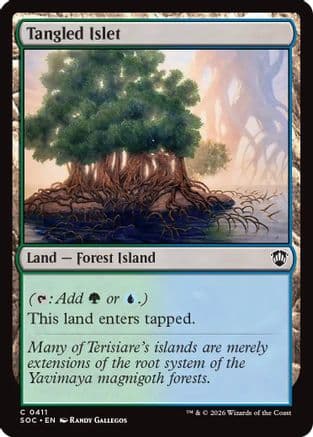 Tangled Islet |  (411) [Commander: Secrets of Strixhaven]