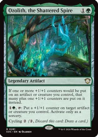 Ozolith, the Shattered Spire |  (281) [Commander: Secrets of Strixhaven]