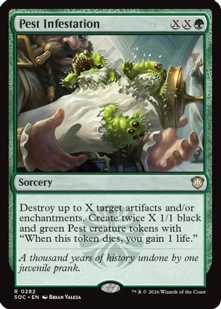 Pest Infestation |  (282) [Commander: Secrets of Strixhaven]