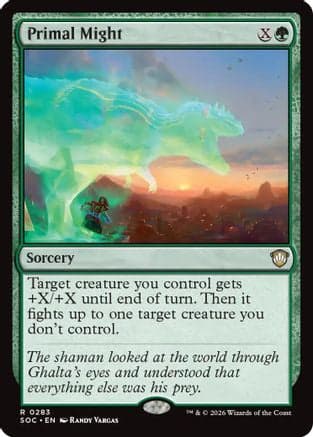 Primal Might |  (283) [Commander: Secrets of Strixhaven]