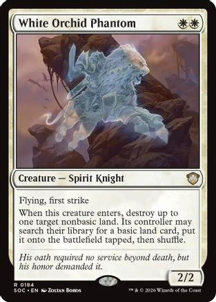 White Orchid Phantom |  (184) [Commander: Secrets of Strixhaven]