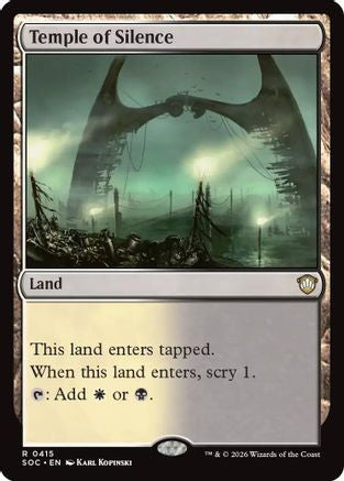Temple of Silence |  (415) [Commander: Secrets of Strixhaven]