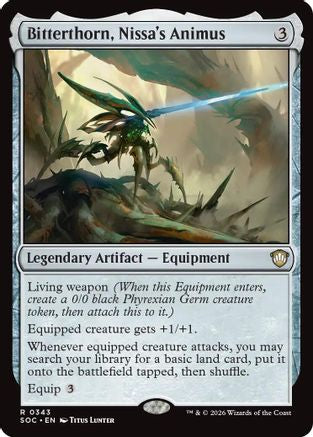 Bitterthorn, Nissa's Animus |  (343) [Commander: Secrets of Strixhaven]