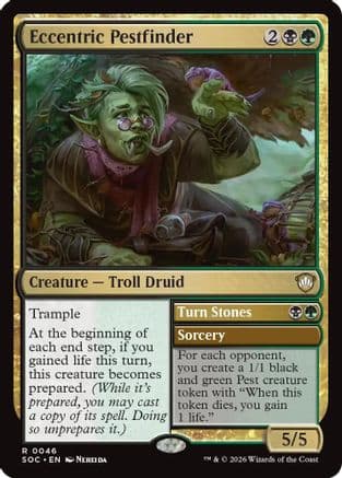 Eccentric Pestfinder |  (046) [Commander: Secrets of Strixhaven]