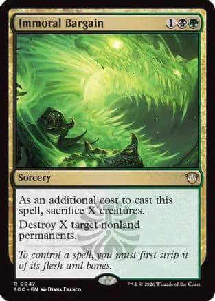 Immoral Bargain |  (047) [Commander: Secrets of Strixhaven]