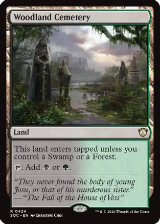 Woodland Cemetery |  (424) [Commander: Secrets of Strixhaven]