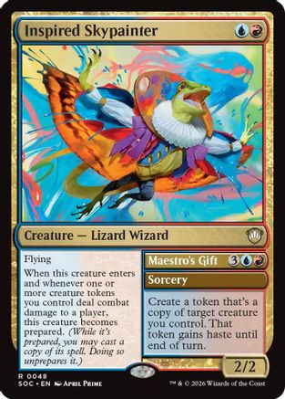 Inspired Skypainter |  (048) [Commander: Secrets of Strixhaven]