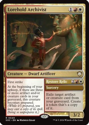 Lorehold Archivist |  (049) [Commander: Secrets of Strixhaven]