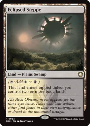 Eclipsed Steppe |  (053) [Commander: Secrets of Strixhaven]