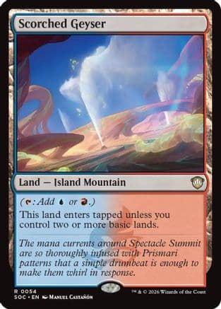 Scorched Geyser |  (054) [Commander: Secrets of Strixhaven]