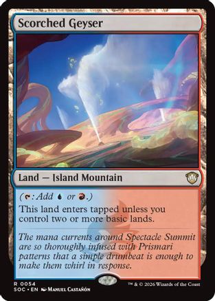 Scorched Geyser |  (054) [Commander: Secrets of Strixhaven]