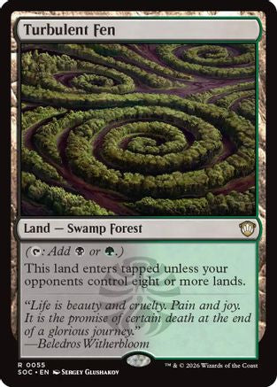 Turbulent Fen |  (055) [Commander: Secrets of Strixhaven]