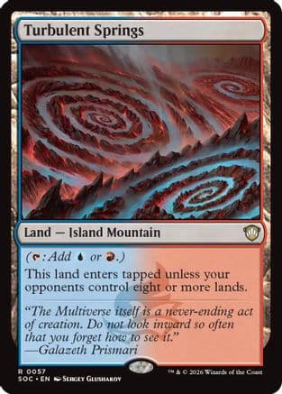 Turbulent Springs |  (057) [Commander: Secrets of Strixhaven]