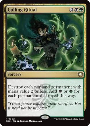 Culling Ritual |  (302) [Commander: Secrets of Strixhaven]