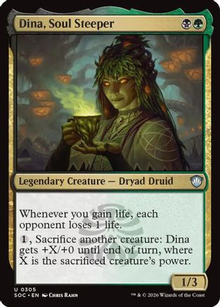 Dina, Soul Steeper |  (305) [Commander: Secrets of Strixhaven]