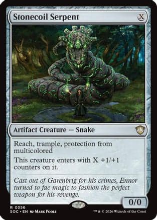 Stonecoil Serpent |  (356) [Commander: Secrets of Strixhaven]