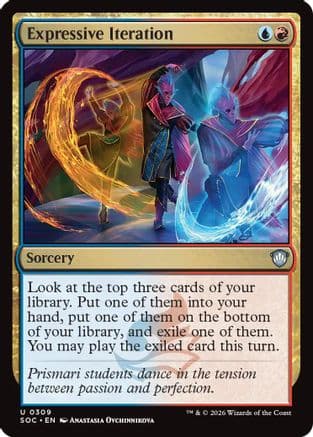 Expressive Iteration |  (309) [Commander: Secrets of Strixhaven]