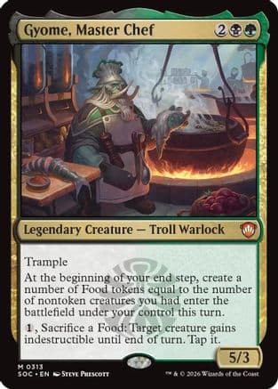 Gyome, Master Chef |  (313) [Commander: Secrets of Strixhaven]