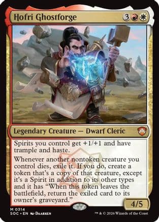 Hofri Ghostforge |  (314) [Commander: Secrets of Strixhaven]