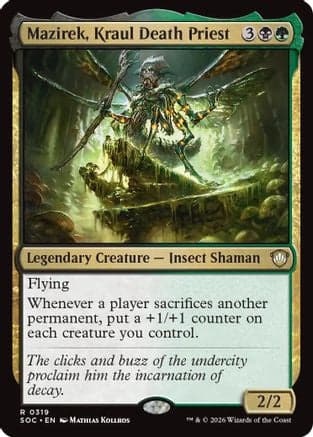 Mazirek, Kraul Death Priest |  (319) [Commander: Secrets of Strixhaven]