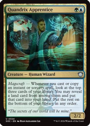 Quandrix Apprentice |  (324) [Commander: Secrets of Strixhaven]