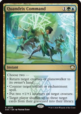 Quandrix Command |  (325) [Commander: Secrets of Strixhaven]
