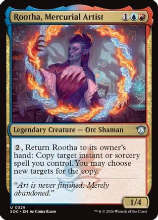 Rootha, Mercurial Artist |  (329) [Commander: Secrets of Strixhaven]