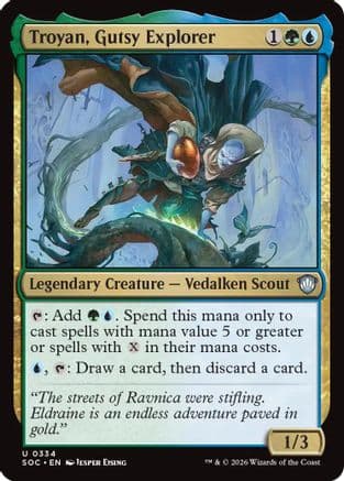 Troyan, Gutsy Explorer |  (334) [Commander: Secrets of Strixhaven]