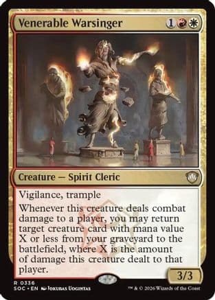 Venerable Warsinger |  (336) [Commander: Secrets of Strixhaven]