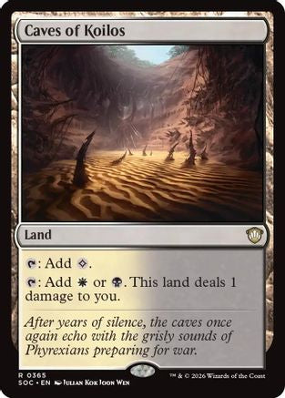 Caves of Koilos |  (365) [Commander: Secrets of Strixhaven]