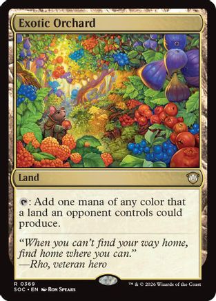 Exotic Orchard |  (369) [Commander: Secrets of Strixhaven]