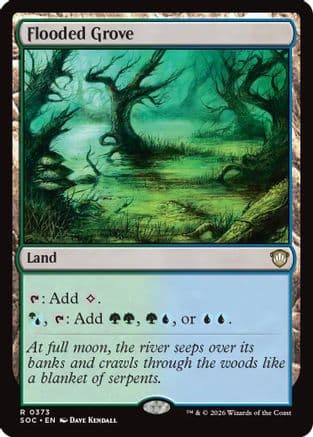 Flooded Grove |  (373) [Commander: Secrets of Strixhaven]