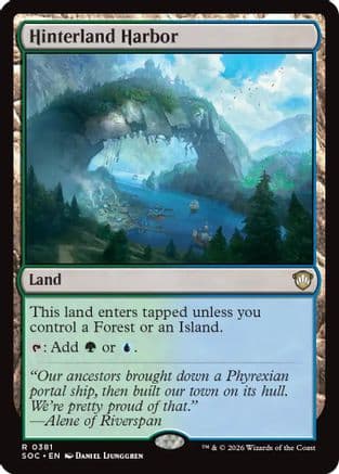Hinterland Harbor |  (381) [Commander: Secrets of Strixhaven]