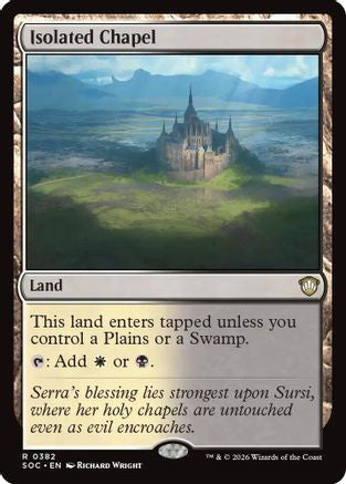 Isolated Chapel |  (382) [Commander: Secrets of Strixhaven]