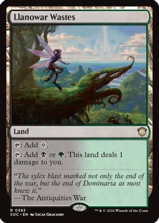 Llanowar Wastes |  (383) [Commander: Secrets of Strixhaven]